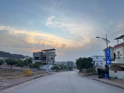 Plot For Sale In Sector N Heighted Location Front/Back Open View Solid Land Best location For Living Possession Utility Paid Bahria Enclave Islamabad