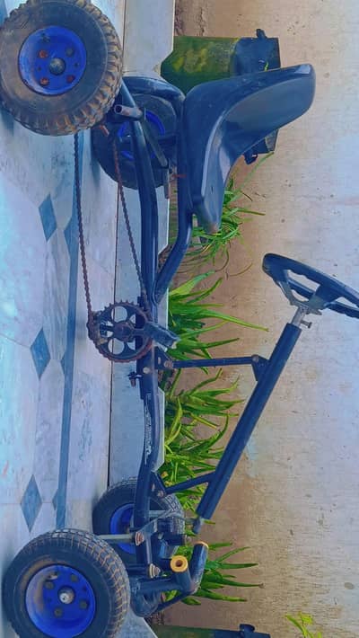 Four wheel with sarining bycycle