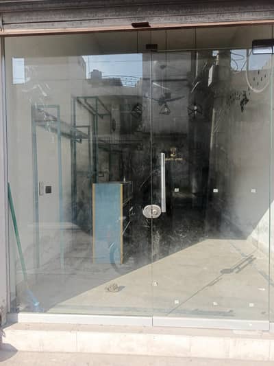 glass door for shop