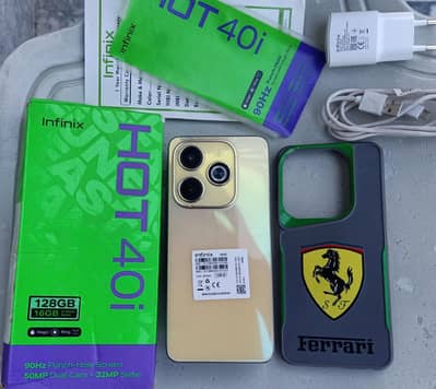 infinix Hot 40i,* 8+8GB RaM -128GB,*2Month WaRnty"Ladys UsE,Lusssshh,*