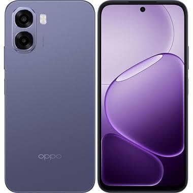 oppo A6X plume purple just box open