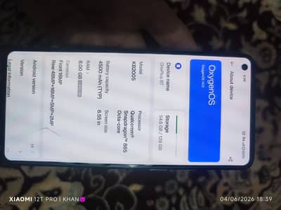 oneplus 8t 8gb 128gb dual sim  pubg 90fps exchange possible  read add