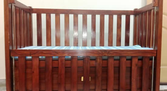 Wooden cot