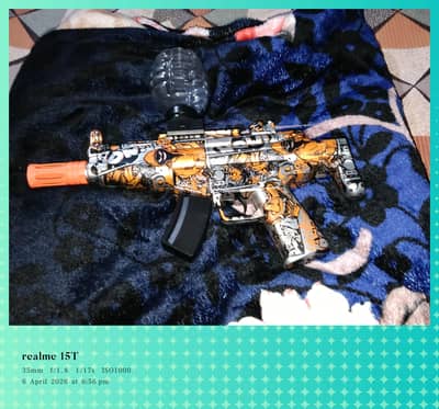 Electric MP5 Gel Blaster Toy Gun - Automatic Rechargeable  box packed