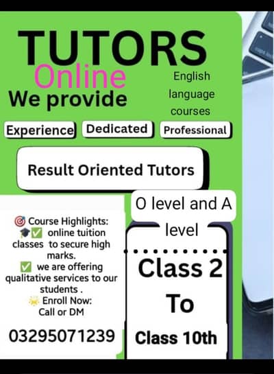 Online classes for spoken English,urdu,French,  tutions for all