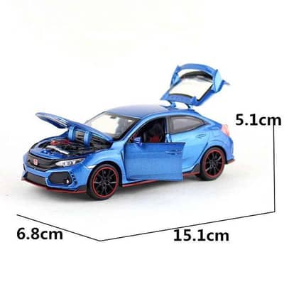 Honda Civic and Toyota Corolla RC toy cars