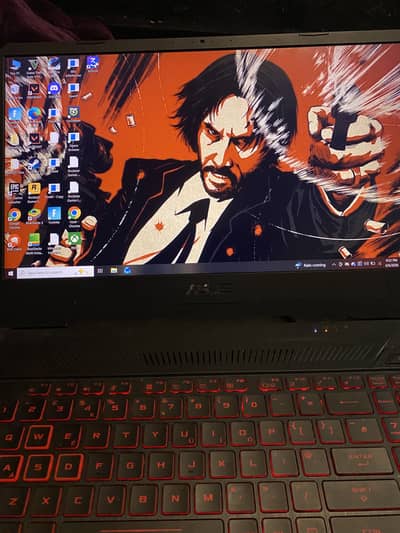 Asus Tuf gaming laptop with Rx 560X