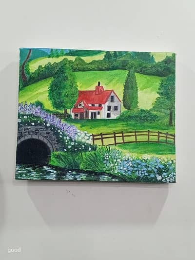 the realistic canvas art and feel the nature