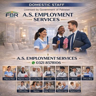 Maid / House Maids / cook / chef / Baby Sitter Filipino maid availabl