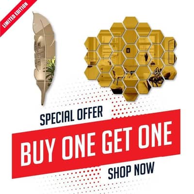 LUXURIOUS CART - Leaf Shaped Design Wall Art & Painting 3 Pcs