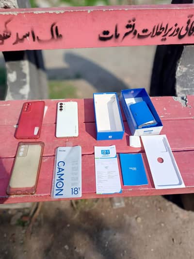 TECNO CAMON 18T 10/10 PTA Approved and  all accessories