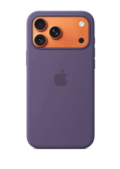 Apple Iphone 17 Pro Max Silicone Case With Magsafe Mgfn4zm/A Purple F