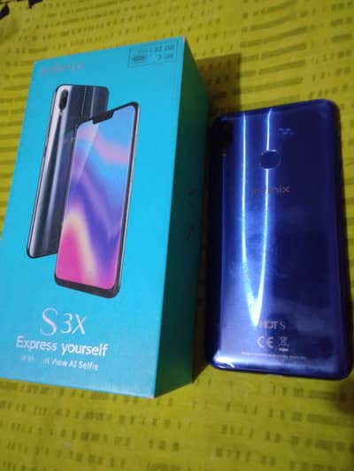 Infinix HoT S3X 3GB Ram 32GB Rom All accessories complete with box.