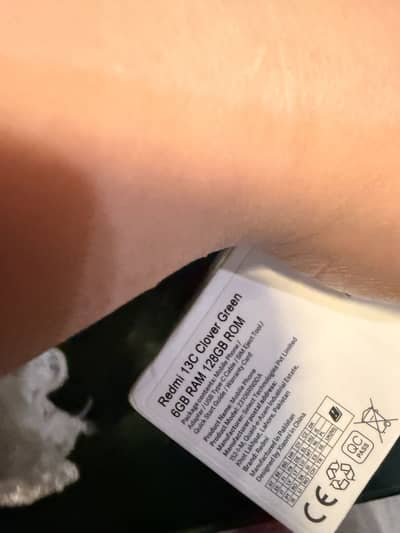 Redmi 13C with box and accessories