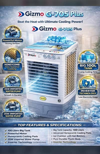 Powerful Room Cooler – Fresh Air & Low Electricity Use