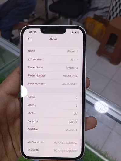 iphone 13 PTA APPROVED 128 GB