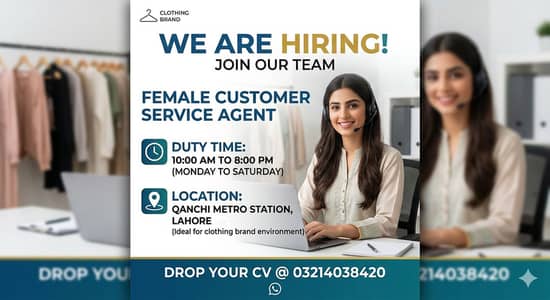 Female Customer Service Representative