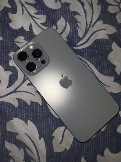 iPhone 15 pro Max PTA approved 256GB physical plus eSIM approved