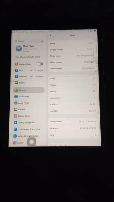 iPad 9 generation 64gb
