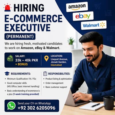 Ecommerce Executive (Permanent)