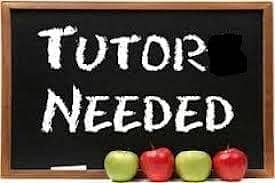 Tutor Required For Home Tution