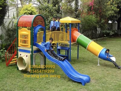 playground park swing slides kids school