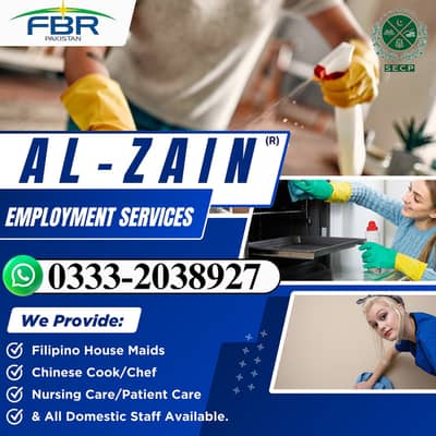 Maids / House Maids / cook / House chef / Baby Sitter maid available