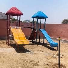 security cabin gazebo park swing slide
