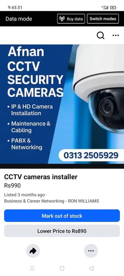 CCTV CAMERAS INSTALLER