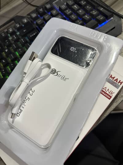 Strike 1000 mAh PowerBank 22.5 Watts Fast Charging Supported