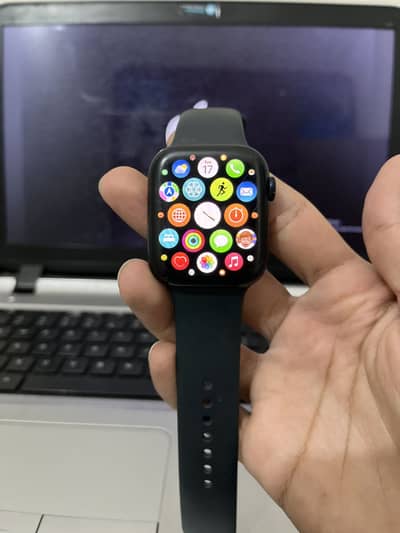 Apple Watch series 7, Midnight Aluminum Case, 45 mm