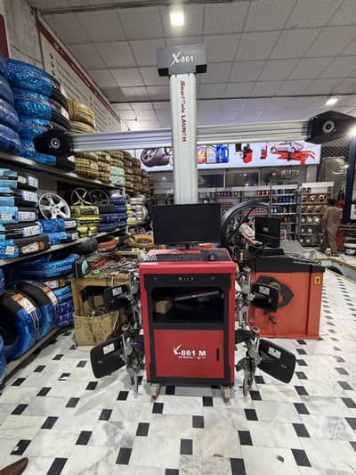 3D alignment balancers tyre changer