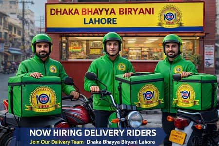  Delivery Riders Required – Dhaka Bhayya Biryani Point