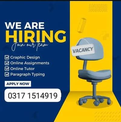 Assignment/deta entry/onlinejob/male female /content writing/