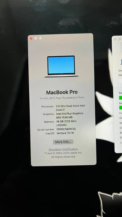 MacBook Pro 2017 13” Touchbar edition