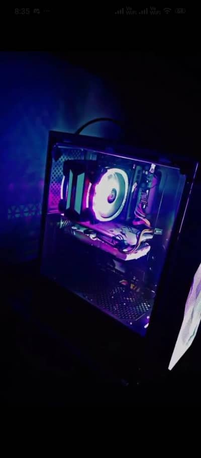 complete GAMING PC WITH led or NEW GRAPICE CARD WITH BOX