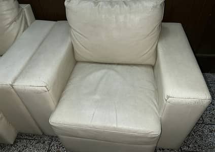 Leather Off White Sofas