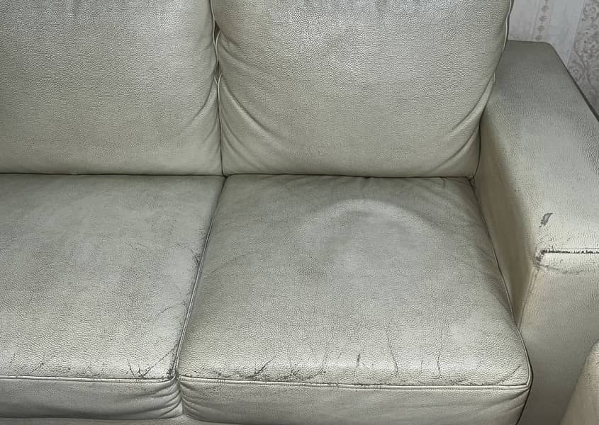 Leather Off White Sofas 2