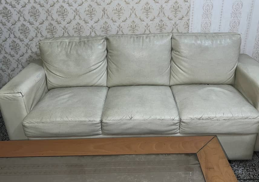 Leather Off White Sofas 3
