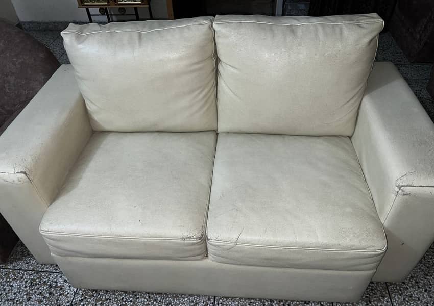 Leather Off White Sofas 4