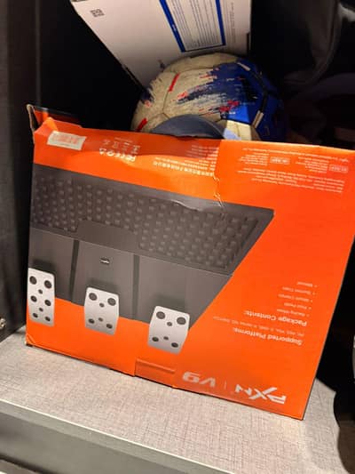 Gaming steering full setup