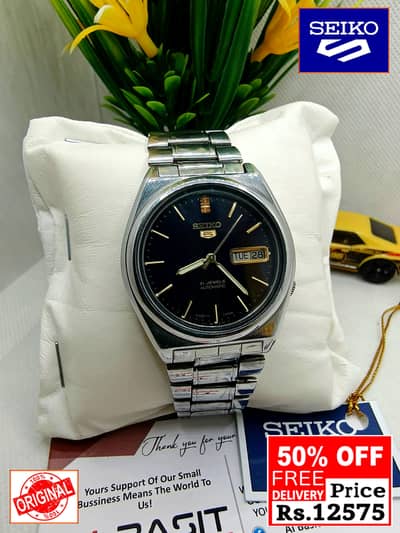 Seiko 5 Citizen Orient Automatic Pre-Owned watch Japan 03161737353