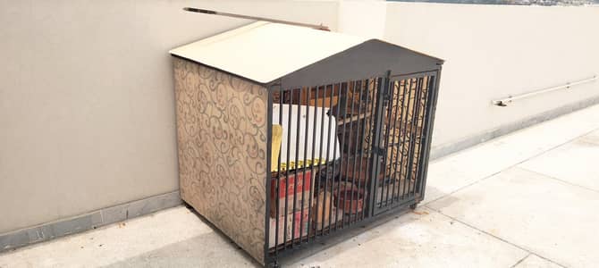 Strong Iron Pet Cage – 4ft x 3ft x 3ft