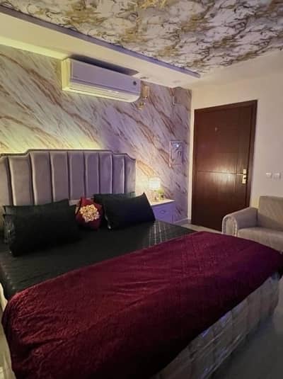 daily basis weekly basis one bad room fully furnished luxury apertment available for rent gulbreg greens islamabad