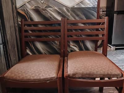 2 Chairs And 1 Corner Table For Sale