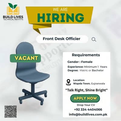 Front Desk Officer