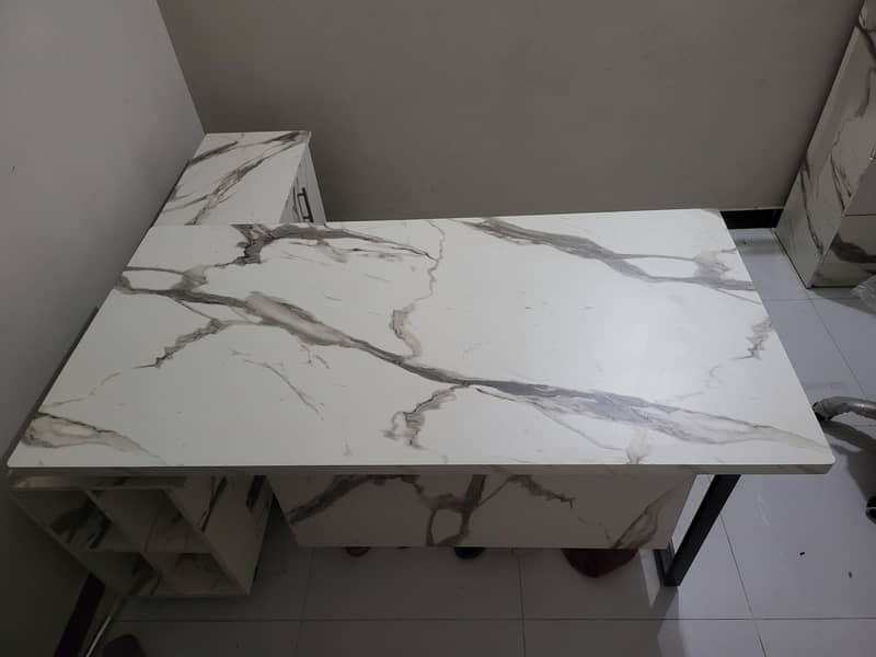 Executive Table  with side console 3