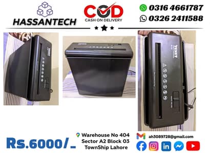 Paper Shredder for Sale Office and home Use k liye Best