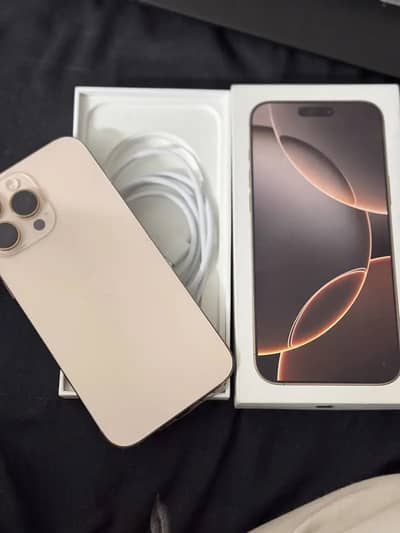 Apple iPhone 16 Pro Max JV 10/10 Box & Charger