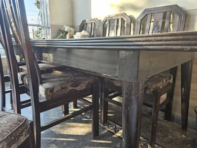 Dinning table (6 chairs)